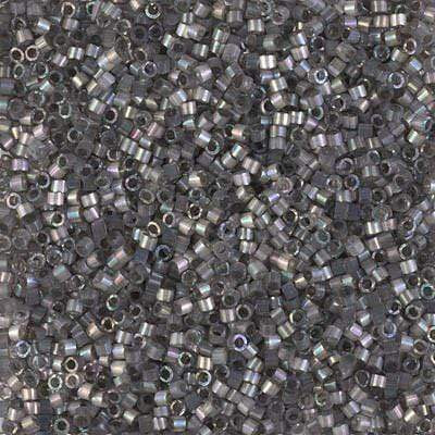 Sundaylace Creations & Bling Delica Beads Delica 11/0 RD  Rustic Gray AB Silk (1872v)
