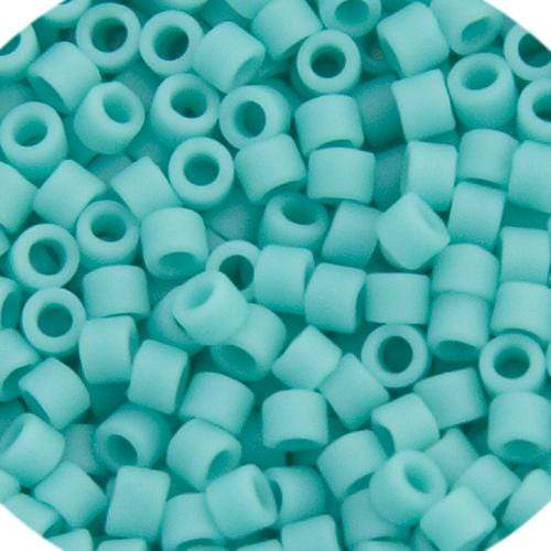 Sundaylace Creations & Bling Delica Beads Delica 11/0 RD Turquoise Green Matte (0759v)