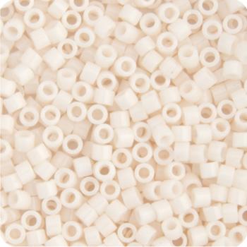 Sundaylace Creations & Bling Delica Beads Delica 11/0 RD White Bisque  Opaque (1490v)