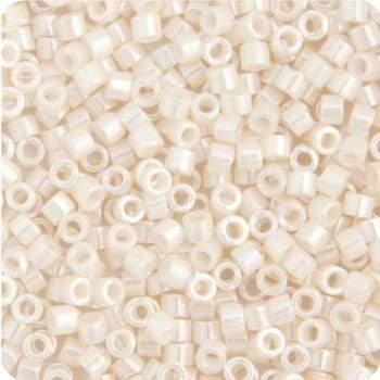 Sundaylace Creations & Bling Delica Beads Delica 11/0 RD White Bisque Opaque Ceylon (1530v)