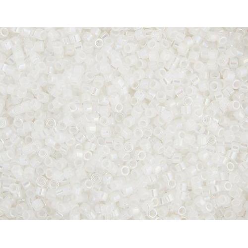 Sundaylace Creations & Bling Delica Beads Delica 11/0 RD White Opal AB (0222v)