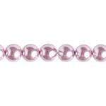 Sundaylace Creations & Bling Pearl Beads GLASS PEARL ROUND 3mm (133pcs)  2X8" STRUNG MAUVE