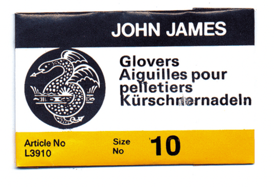 Sundaylace Creations & Bling Basics Glover Needle #10 JOHN JAMES GLOVER -  5 Needles