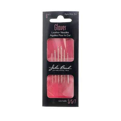 Sundaylace Creations & Bling Needles Glover Needle 6 pcs India Quality Size 3/5/7 *Sample Pack*