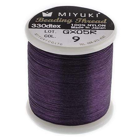 Sundaylace Creations & Bling Basics Purple Miyuki Nylon Beading Thread B (50m Spool)