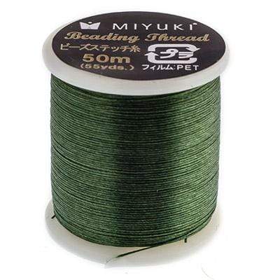 Sundaylace Creations & Bling Basics Green Miyuki Nylon Beading Thread B (50m Spool)