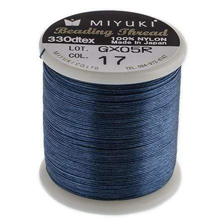 Sundaylace Creations & Bling Basics Dark Blue Miyuki Nylon Beading Thread B (50m Spool)