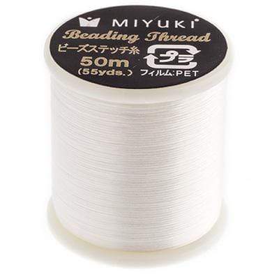 Sundaylace Creations & Bling Basics Eggshell Miyuki Nylon Beading Thread B (50m Spool)