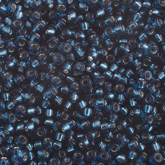 Sundaylace Creations & Bling Miyuki Seed Bead 11/0 Miyuki Seed Bead 11/0 Blue Zircon Silver lined Dyed