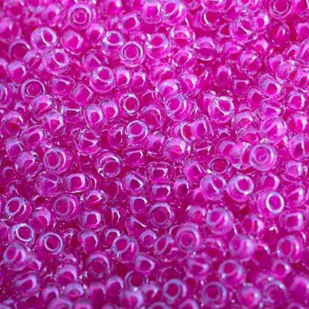 Sundaylace Creations & Bling Miyuki Seed Bead 11/0 Miyuki Seed Bead 11/0 C/L  Hot Pink Luminous Neon Color