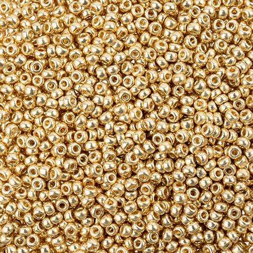 Sundaylace Creations & Bling Miyuki Seed Bead 11/0 Miyuki Seed Bead 11/0 Duracoat Galvanized Bright Gold (5101v)
