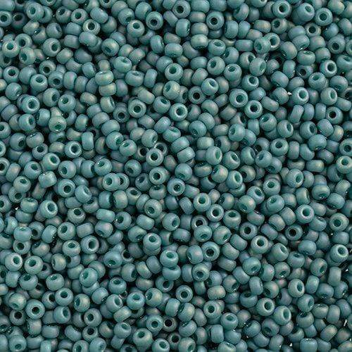 Sundaylace Creations & Bling Miyuki Seed Bead 11/0 Miyuki Seed Bead 11/0 Frosted Glazed/ Rainbow Arctic Blue Matte AB (4702v)