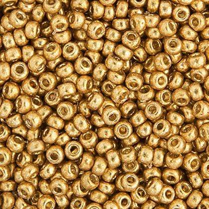 Sundaylace Creations & Bling Miyuki Seed Bead 11/0 Miyuki Seed Bead 11/0 Galvanized Duracoat Gold *Metallic* (4202v)