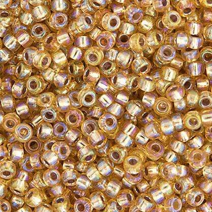 Sundaylace Creations & Bling Miyuki Seed Bead 11/0 Miyuki Seed Bead 11/0 Gold Silver Lined AB