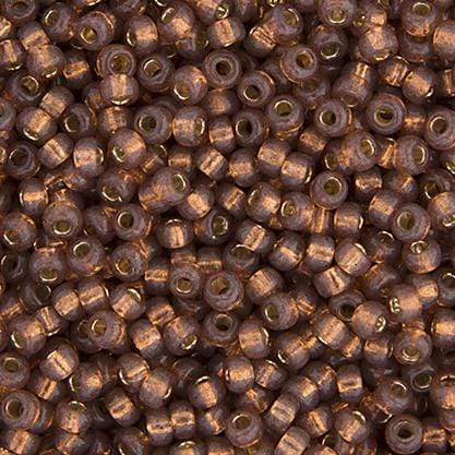 Sundaylace Creations & Bling Miyuki Seed Bead 11/0 Miyuki Seed Bead 11/0 RoseBronze Silver Lined Dyed Alabaster