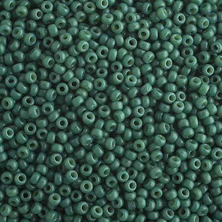 Miyuki Seed Bead 11/0 Turquoise Green Opaque Luster (0435v) (22g) –  Sundaylace Creations & Bling