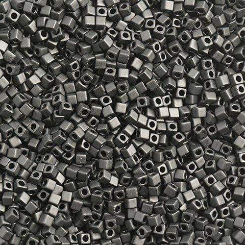 Sundaylace Creations & Bling Miyuki Square/Cube Beads Miyuki Square/Cube Beads 1.8mm Black Opaque Matte