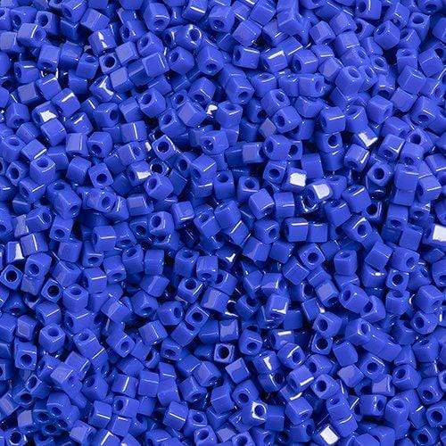Sundaylace Creations & Bling Miyuki Square/Cube Beads Miyuki Square/Cube Beads 1.8mm Cobalt Blue Opaque