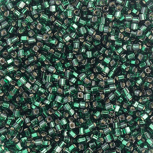 Miyuki Miyuki Square/Cube Beads Miyuki Square/Cube Beads 1.8mm Dark Green Silverlined