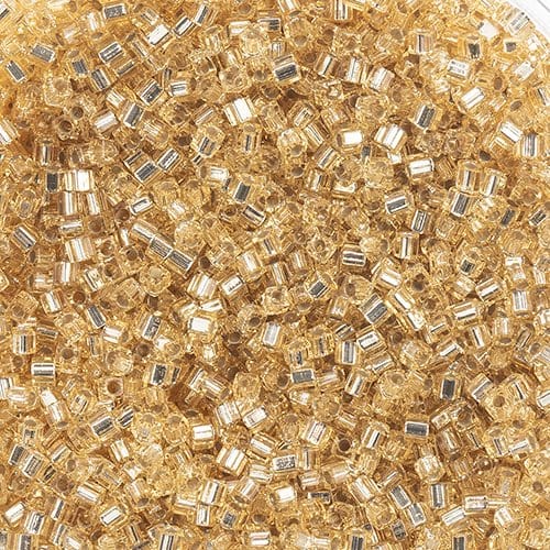 Miyuki Miyuki Square/Cube Beads Miyuki Square/Cube Beads 1.8mm Gold Silverlined