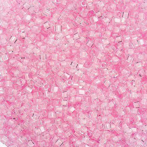 Sundaylace Creations & Bling Miyuki Square/Cube Beads Miyuki Square/Cube Beads 1.8mm, Pink Luster