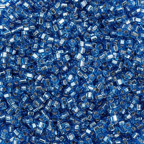 Miyuki Miyuki Square/Cube Beads Miyuki Square/Cube Beads 1.8mm Sapphire Silverlined
