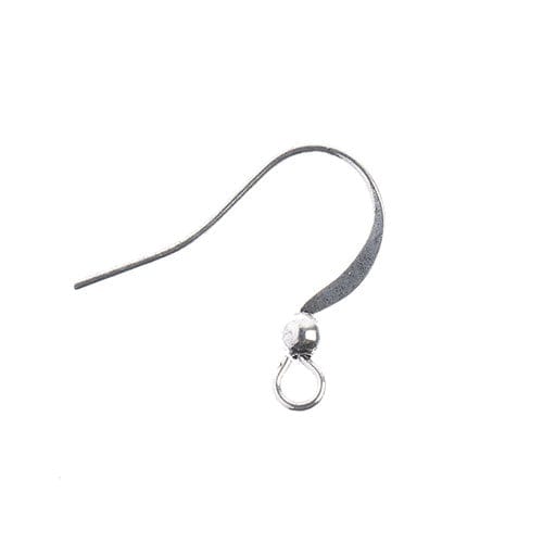 Sundaylace Creations & Bling Basics Must Have Findings - Earwire w/ Bead Antique Silver 60pcs, Earring Finding,  New Beader Basics