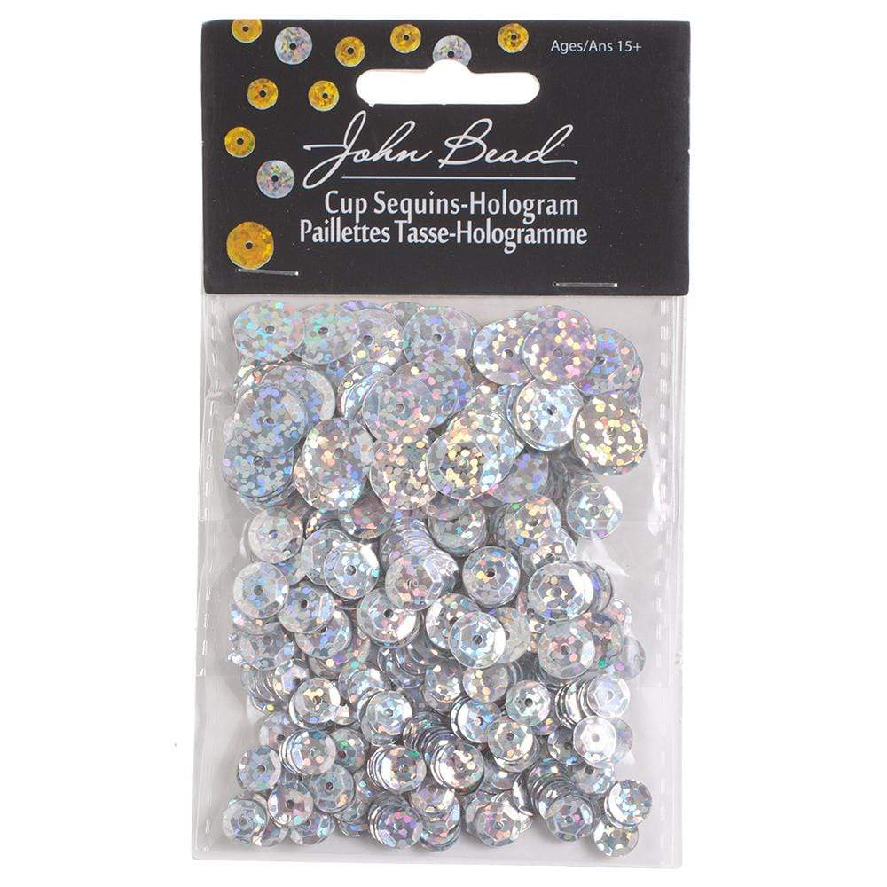 Sundaylace Creations & Bling Sequin Sequins Round 6/8/10mm  700pcs Hologram Silver