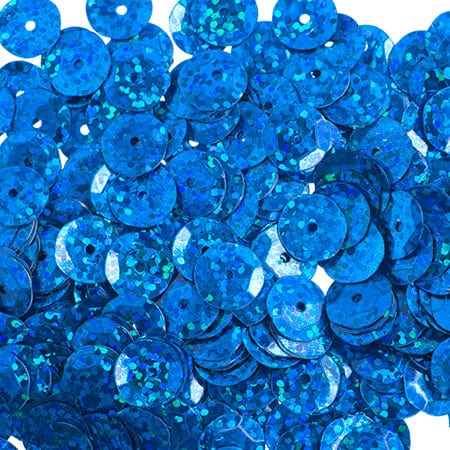 Sundaylace Creations & Bling Sequin Sequins Round 6mm Aprx 1600pcs  Hologram Royal Blue
