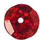 Sundaylace Creations & Bling Sequin Sequins Round 8mm Hologram Red