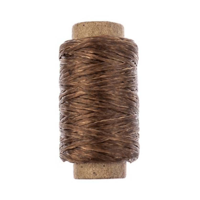 Sundaylace Creations & Bling Sinew Wood Brown SINEW BOBBIN 20m,  70lb test Sinew Thread