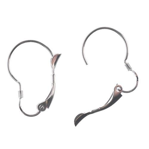 Sundaylace Creations & Bling Earring Findings Stainless Steel Earring Lever Back 21mm 20pcs