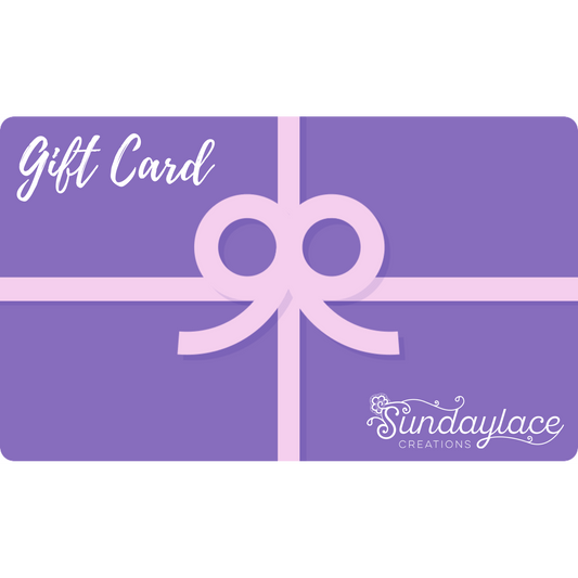 Sundaylace Creations & Bling Gift Card Sundaylace Creations Gift Card